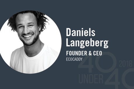 40 Under 40 winner of the day: Daniels Langeberg