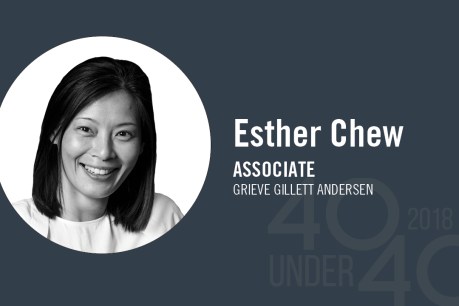 40 Under 40 winner of the day: Esther Chew