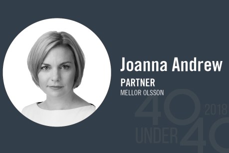 40 Under 40 winner of the day: Joanna Andrew