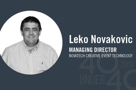 40 Under 40 winner of the day: Leko Novakovic