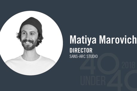 40 Under 40 winner of the day: Matiya Marovich