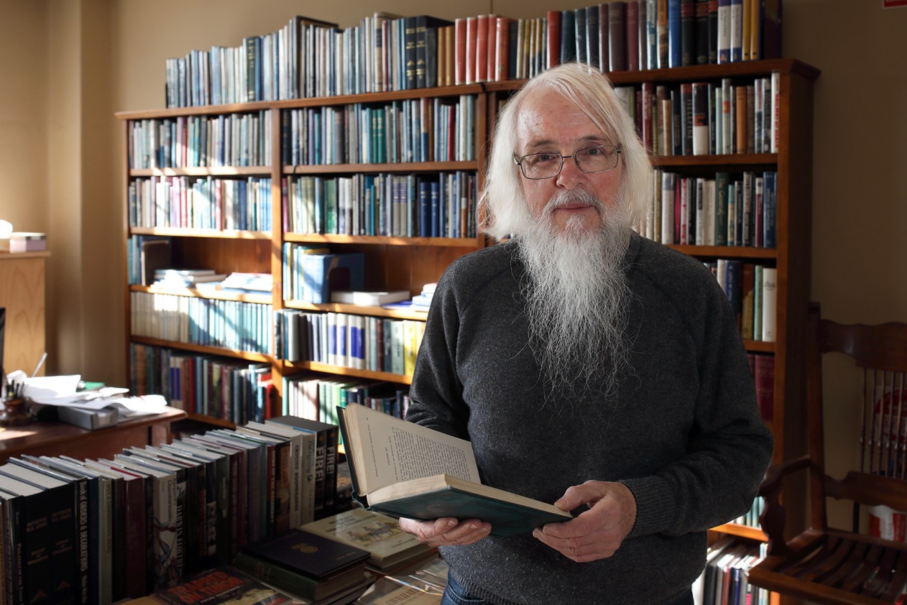 Michael Treloar: I'm interested in looking inside books. Photo: Tony Lewis / InDaily