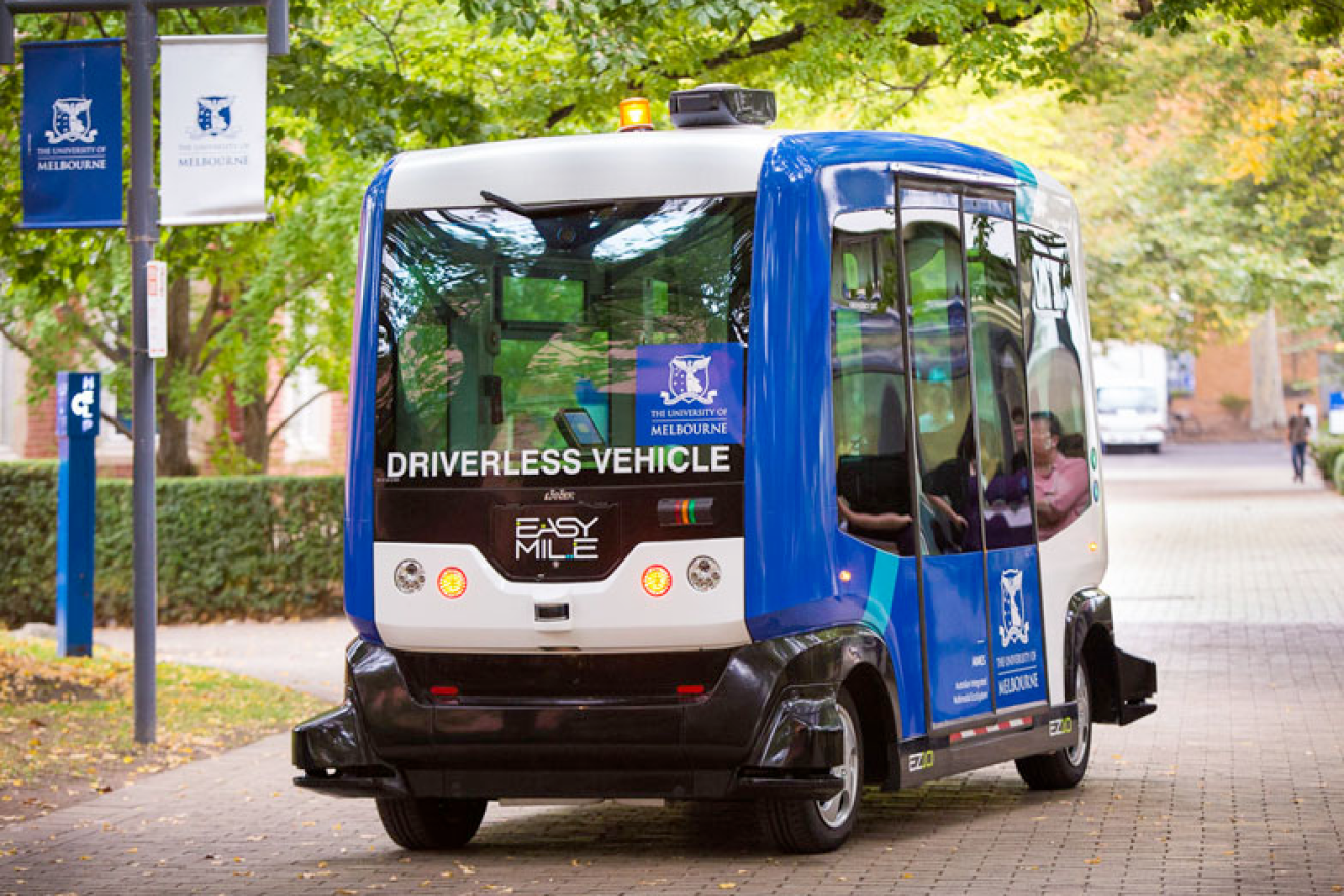 The EasyMile EZ10 driverless bus. Supplied image