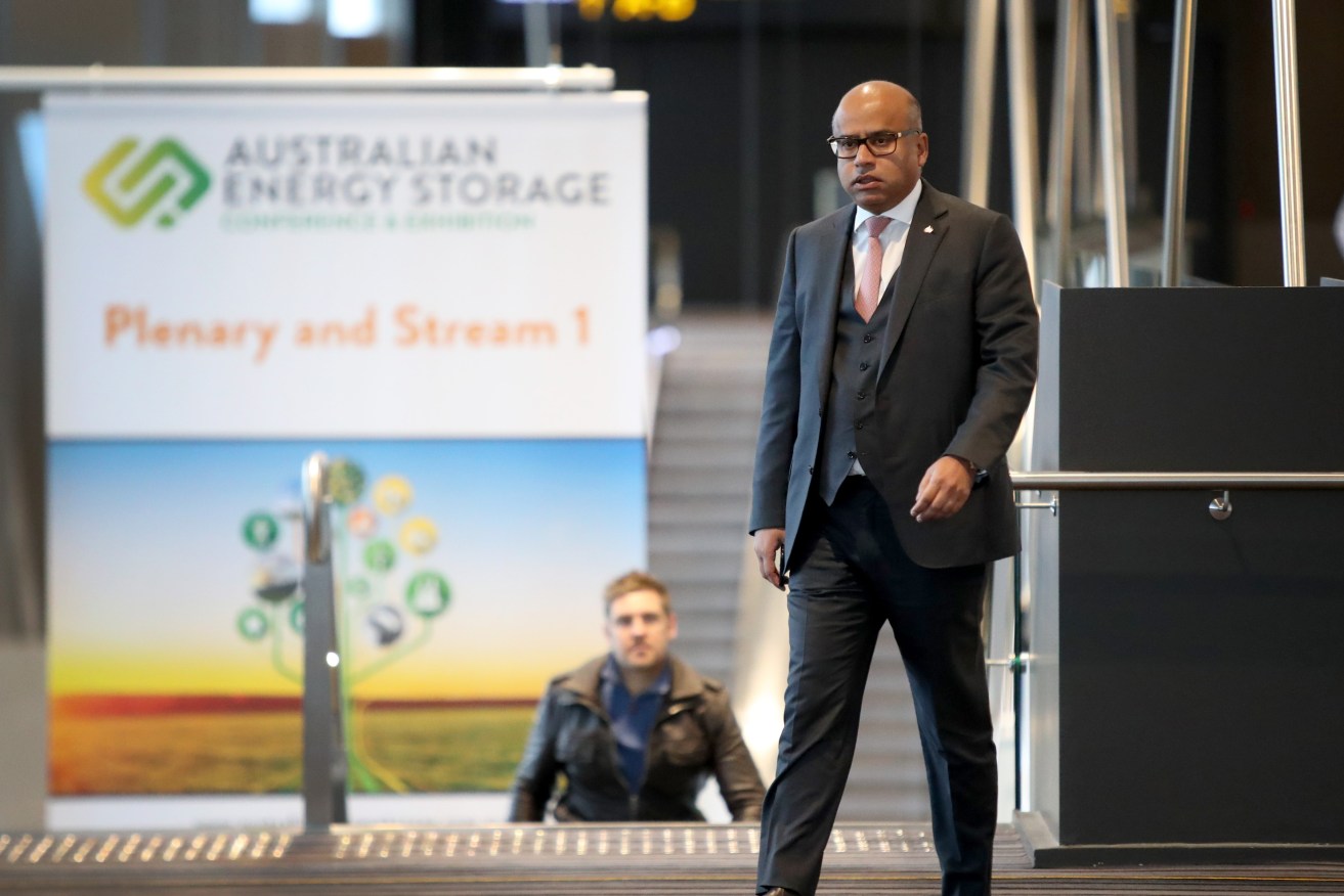 Sanjeev Gupta says coal-fired power stations are no longer the cheapest energy source - and he'll prove it. Photo: AAP/Kelly Barnes