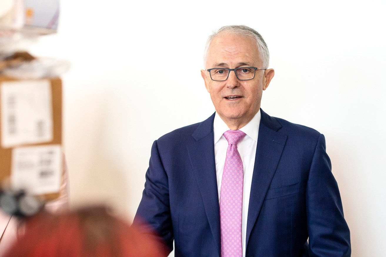 Prime Minister Malcolm once worked for Nine. Photo: AAP/Daniel Pockett