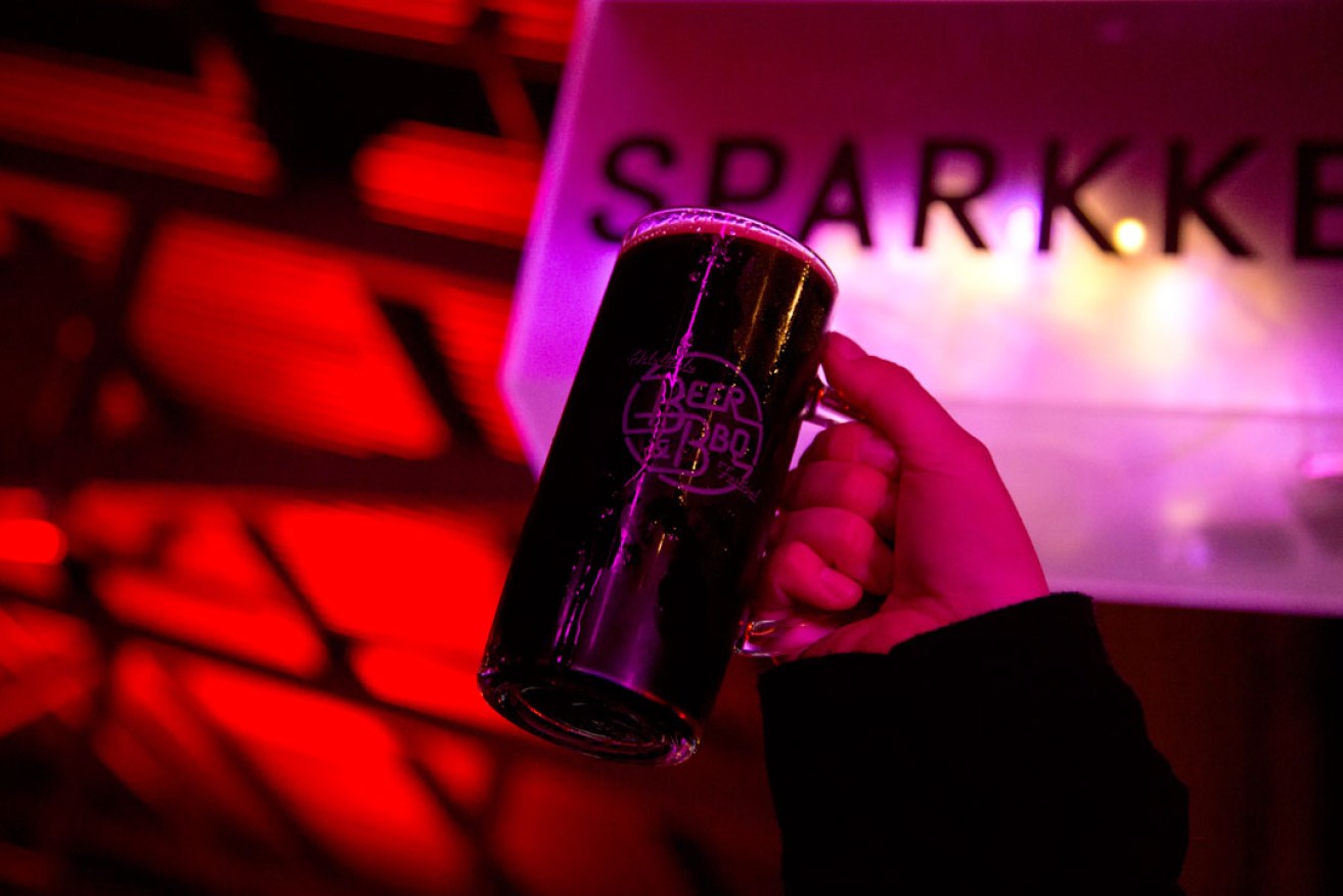 Sparkke's Dirty Floozy chai stout was released at the Adelaide Beer & BBQ Festival.