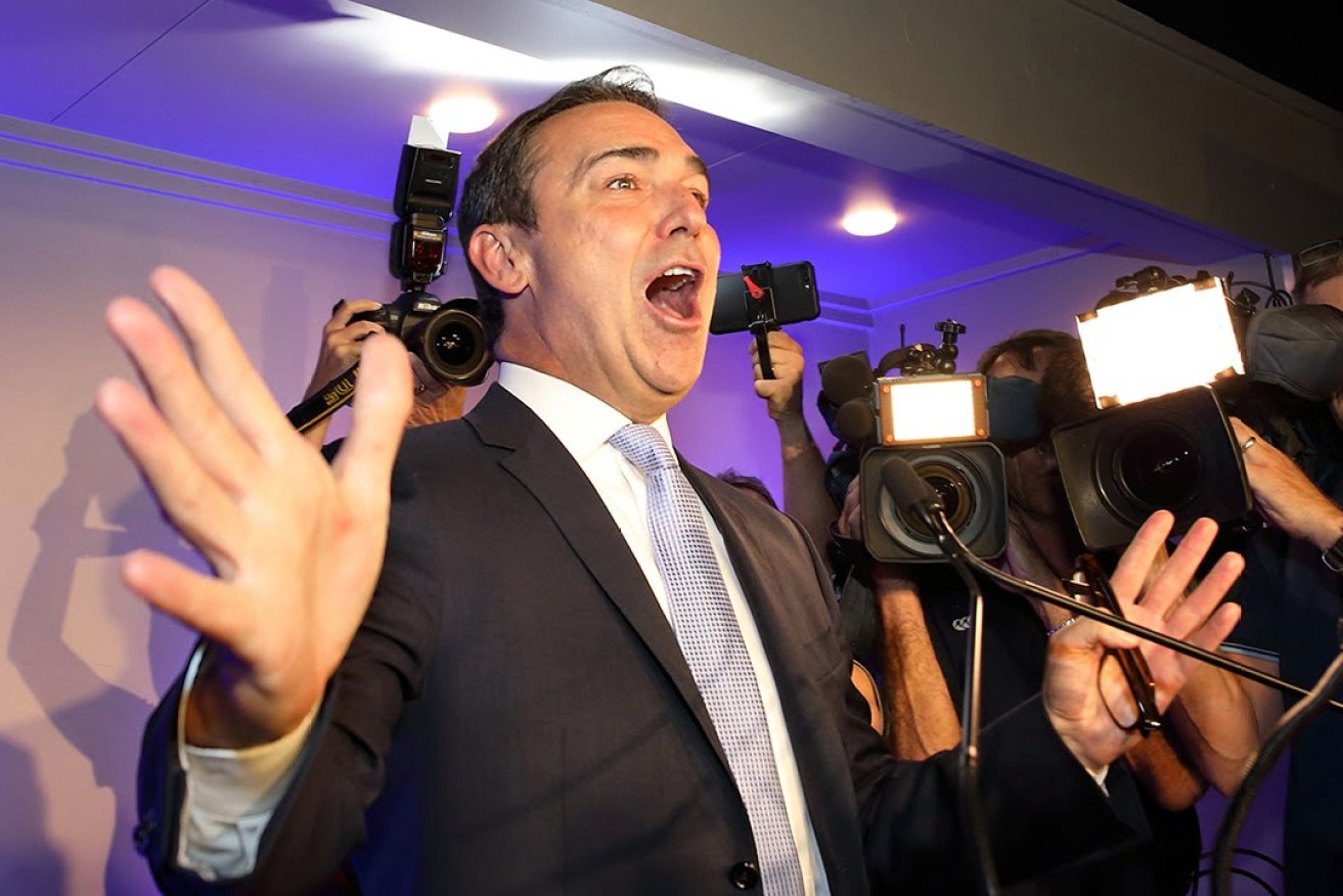 Steven Marshall, pictured on election night 2018. Photo: Tony Lewis / InDaily