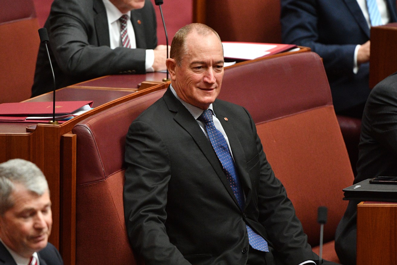 Senator Fraser Anning has been widely criticised for his maiden speech. Photo: AAP/Mick Tsikas