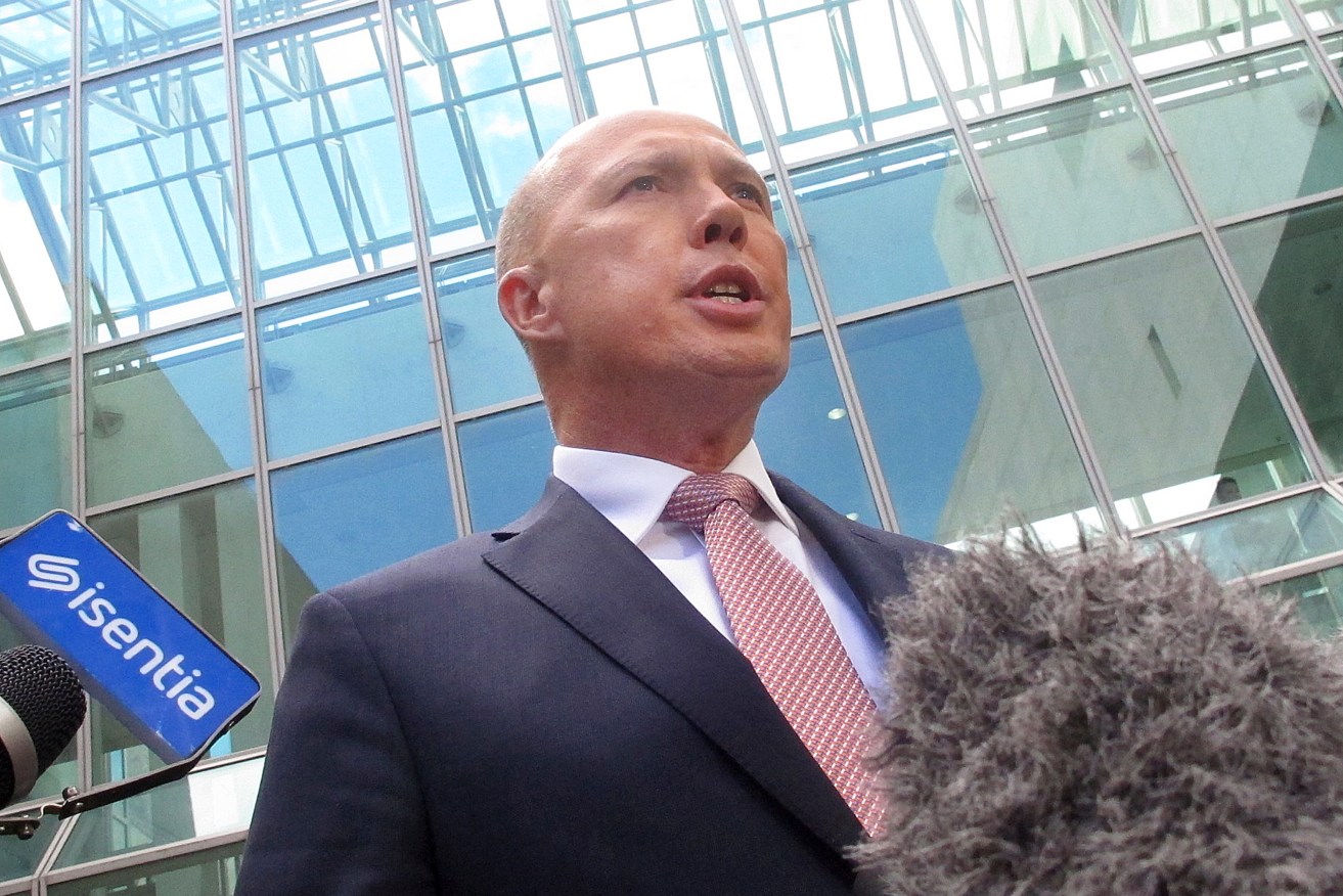 Supporters of Peter Dutton believe Malcolm Turnbull's leadership is terminal. Photo: AP/Rod McGuirk