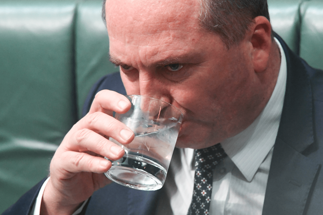 Former Minister for Agriculture and Water Resources Barnaby Joyce. Photo: Lukas Coch / AAP