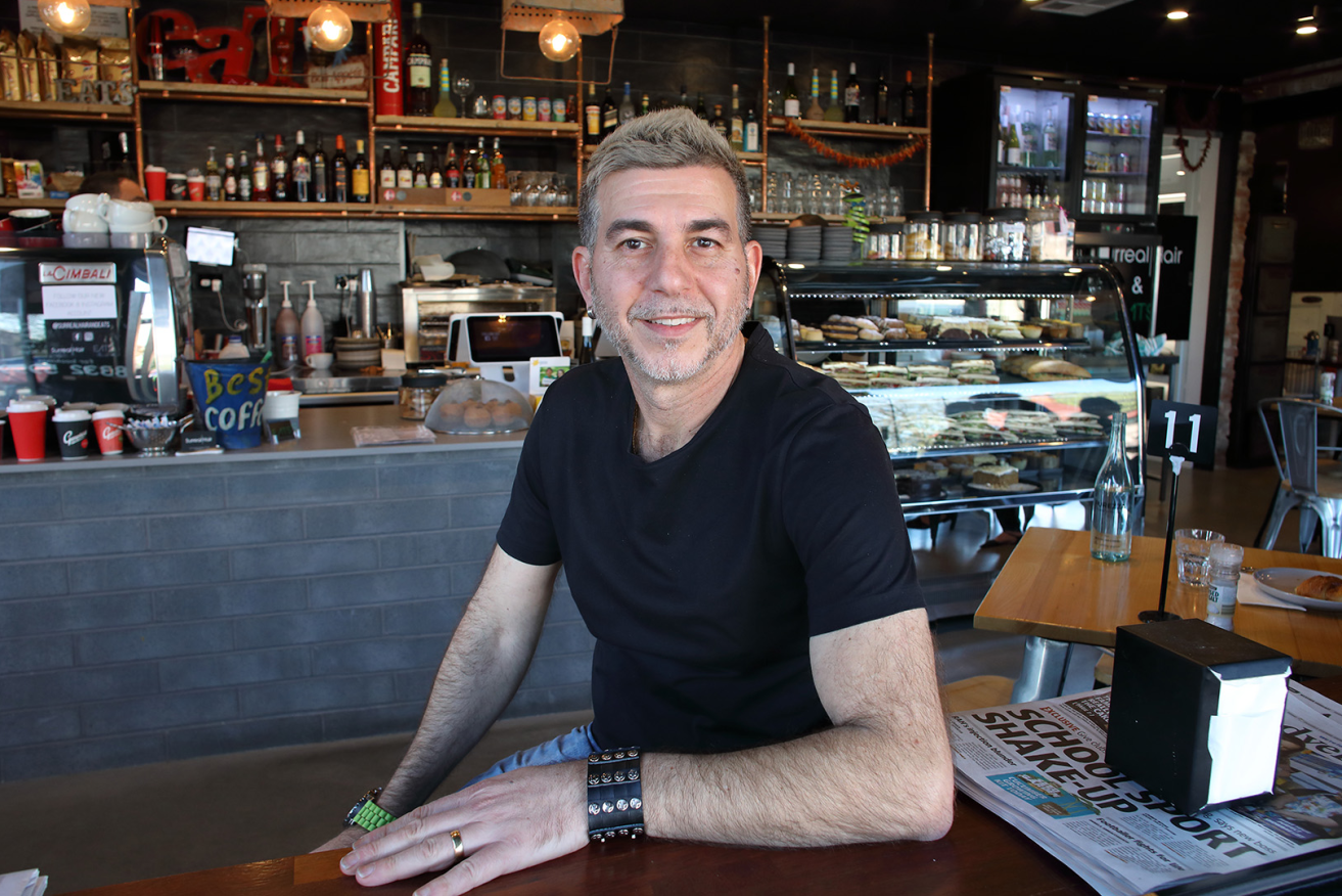 Surreal Hair & Eats co-owner Nick Ciacciarelli. Photo: Tony Lewis / InDaily