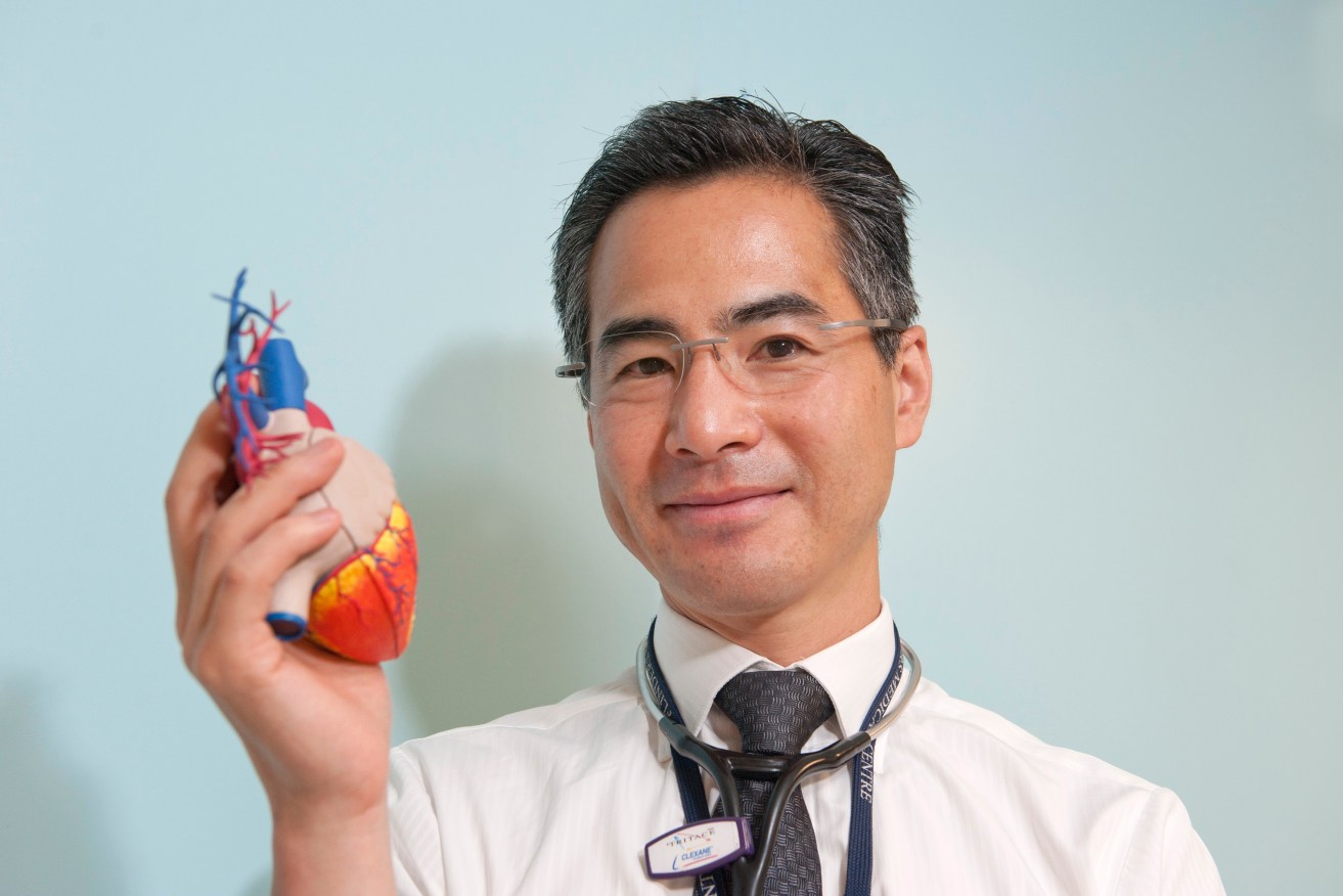 Flinders University Professor Derek Chew is also leading a range of major research projects to improve outcomes for heart attack victims.  