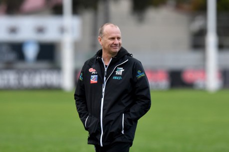 Hinkley ‘never had any doubt’ he would coach Port in 2023