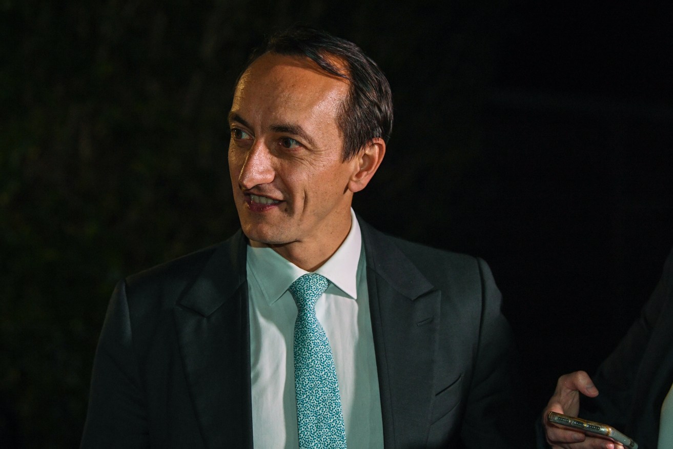Dave Sharma leaves the Eastern Suburbs Rugby Union Football Club after being preselected as the Liberal candidate for the seat of Wentworth. Photo: AAP/Brendan Esposito