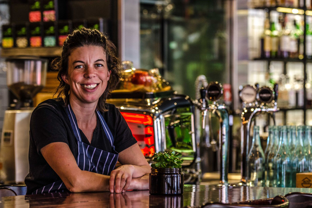 East End Cellars chef Georgie Rogers will launch her new spring menu on Monday. Photo: Angela Lisman