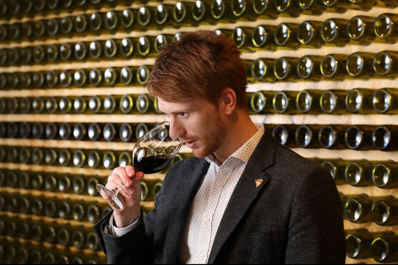 National Wine Centre's head sommelier James Boden. Photo: Tony Lewis / InDaily
