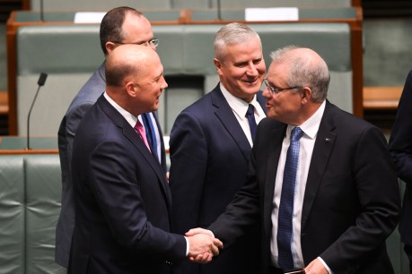 Dutton narrowly escapes no-confidence motion
