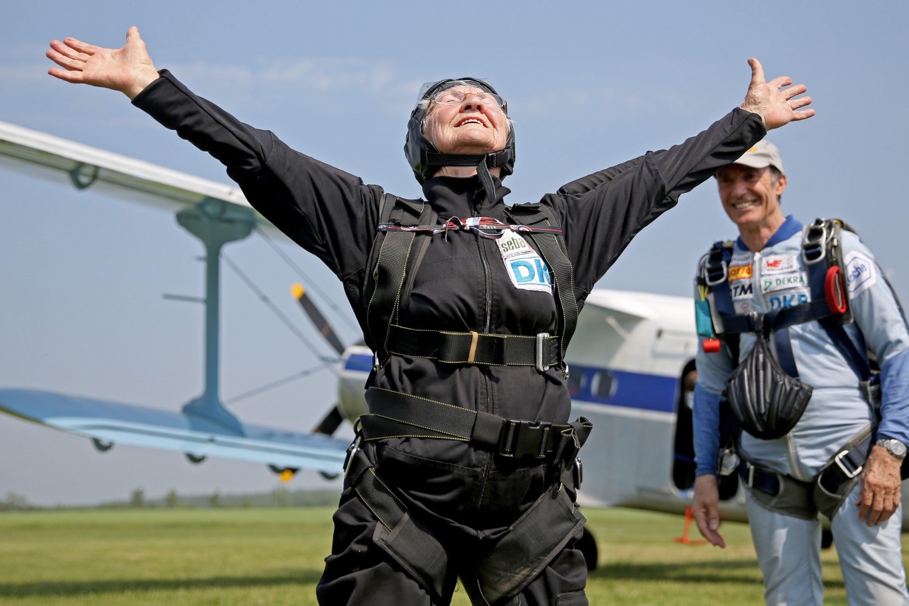 According to stereotype, baby boomers are either lonely and isolated or jumping out of planes. Photo: EPA/Jan Woitas