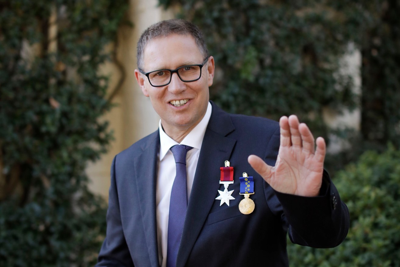 Dr Richard Harris after receiving the Order of Australia and Star of Courage in July for his role in rescuing the Thai junior soccer team. Photo: AAP/Sean Davey