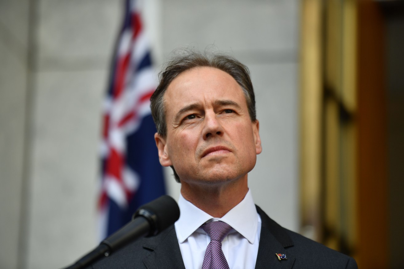 Health Minister Greg Hunt: "The relationship between Medecins Sans Frontieres and the Nauruan government is a matter for them." Photo: AAP/Mick Tsikas