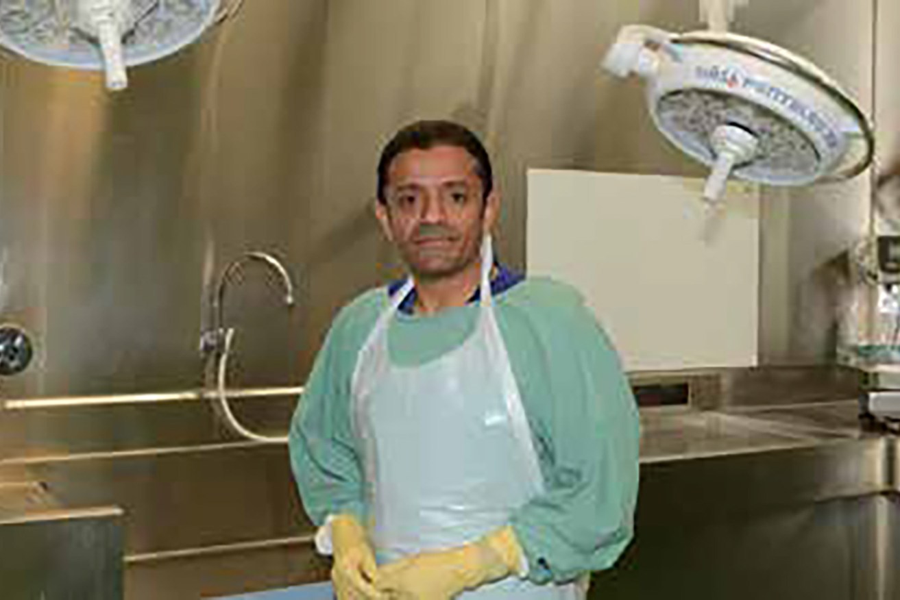Dr Salah al-Tubaigy pictured in the Victorian Institute of Forensic Medicine's 2015 annual report.