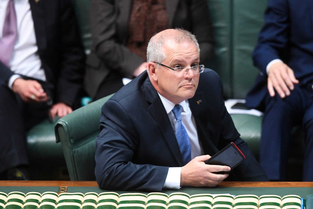 Prime Minister Scott Morrison this week announced a new plan designed to lower electricity bills. Photo: AAP/Lukas Coch