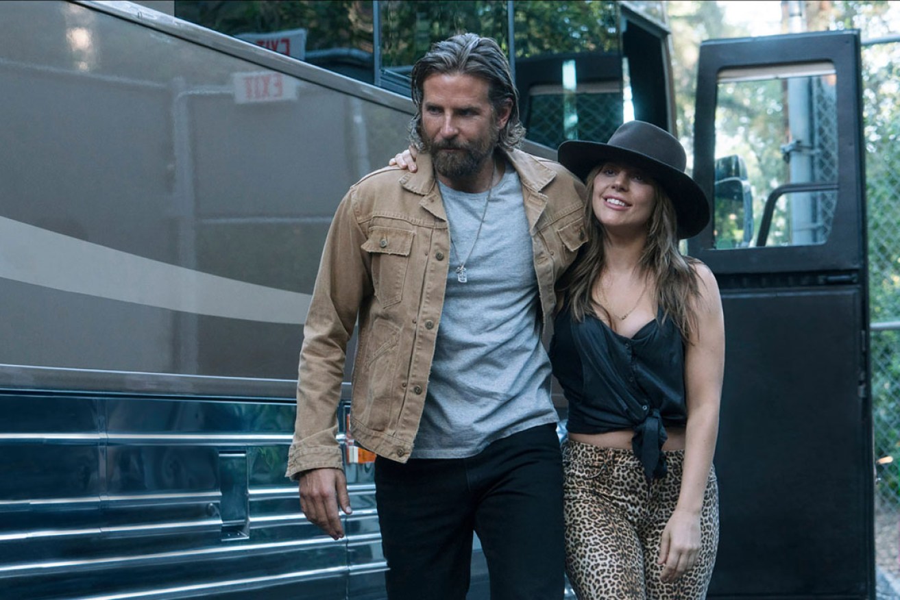 Bradley Cooper and Lady Gaga in A Star is Born.