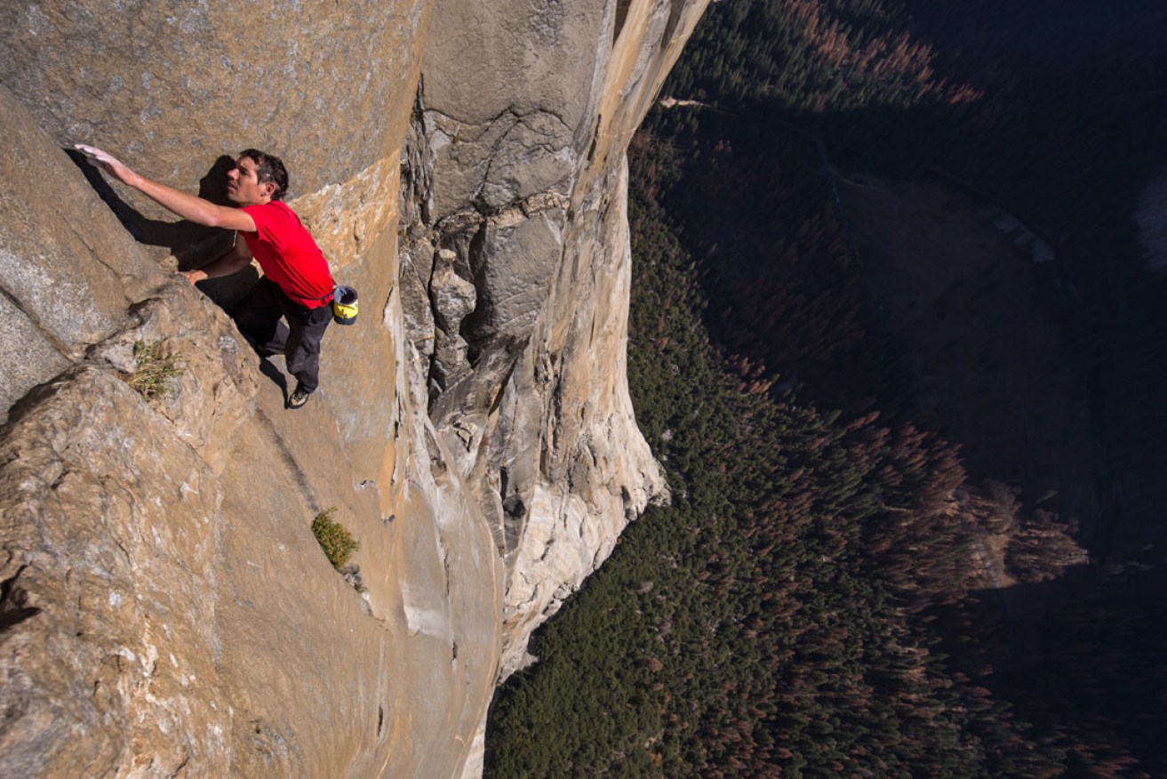 It's a long way to the top ... Alex Honnold on El Capitan.