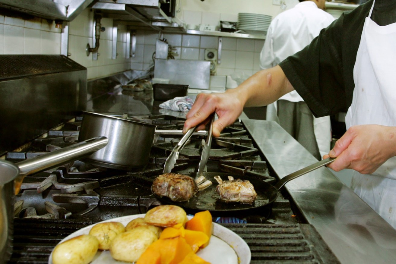 The average wage for a cook in South Australia is well below the minimum wage for migrants, the Migration Institute of Australia says. File photo.
