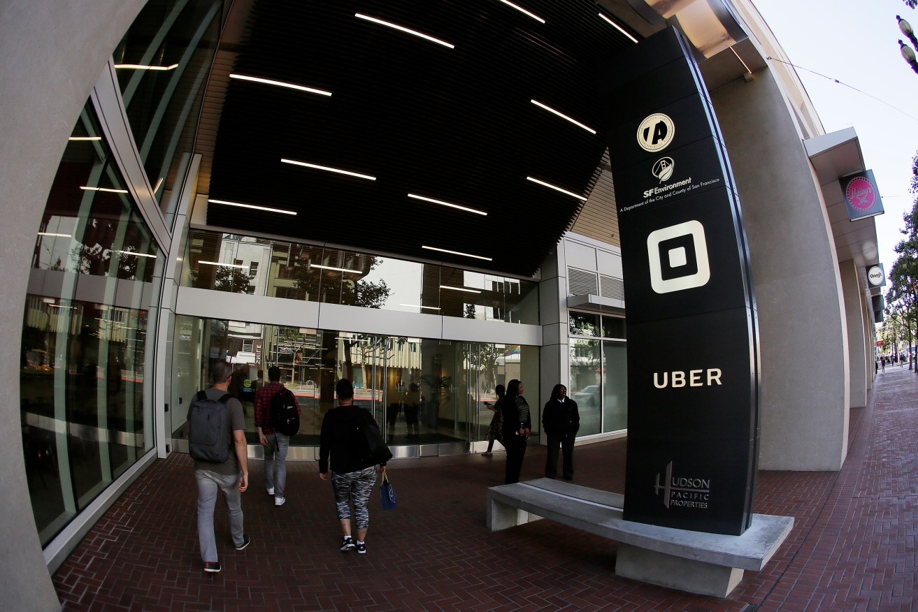 Uber's headquarters in San Francisco. Photo: AP/Eric Risberg