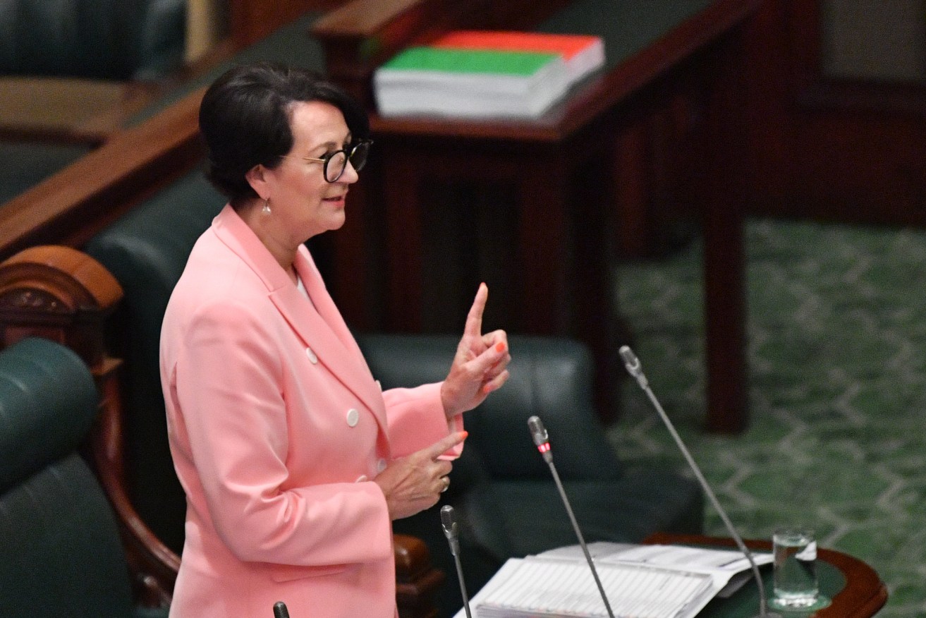 Attorney-General Vickie Chapman in Parliament. Photo: AAP/David Mariuz
