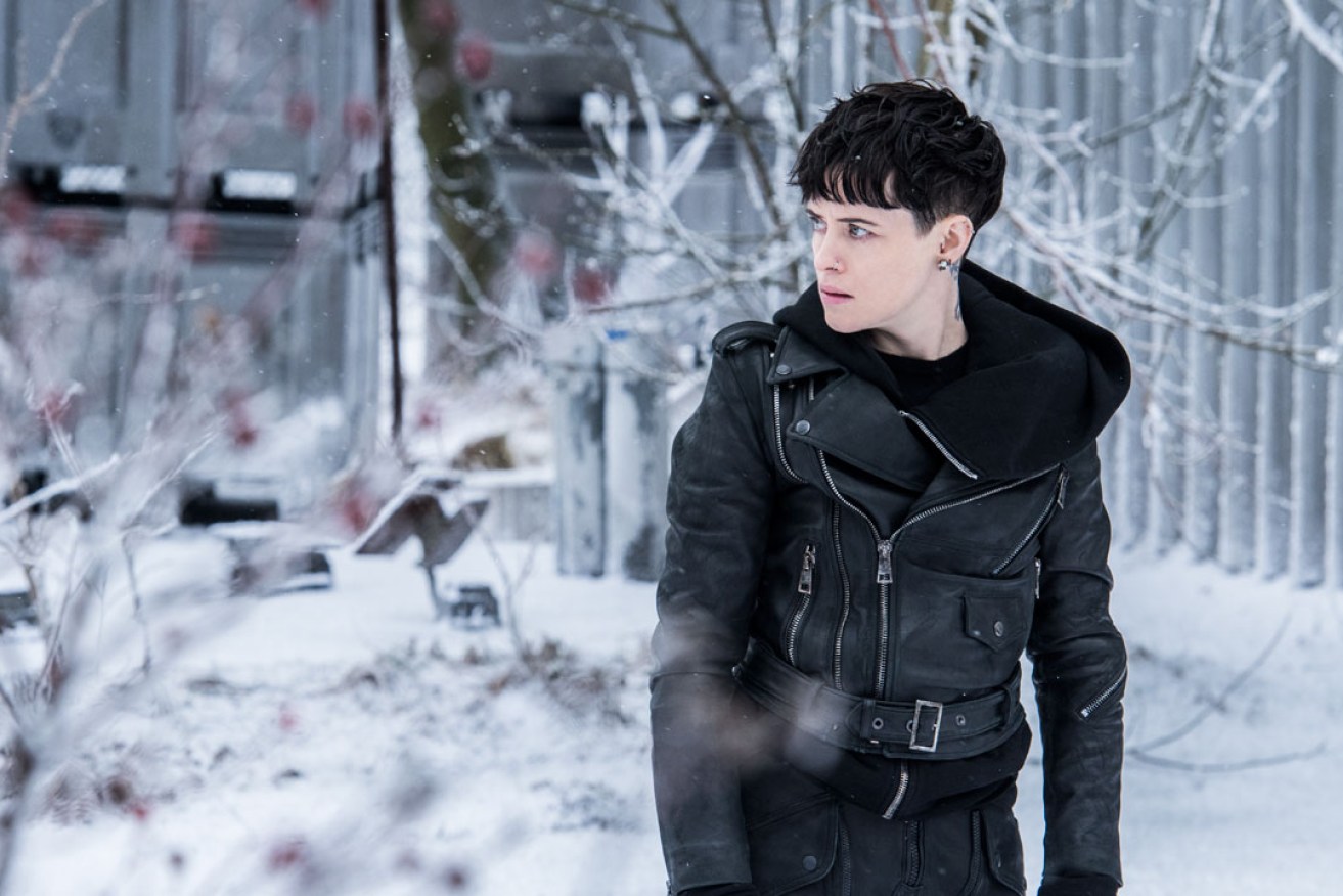 Claire Foy as Lisbeth Salander in The Girl in the Spider's Web.