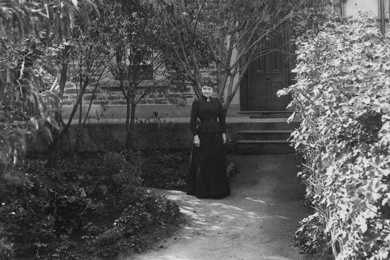 Mary Lee in North Adelaide in the 1880s: she was publicly ridiculed and harassed for her work for women's rights. Photo: SLSA
