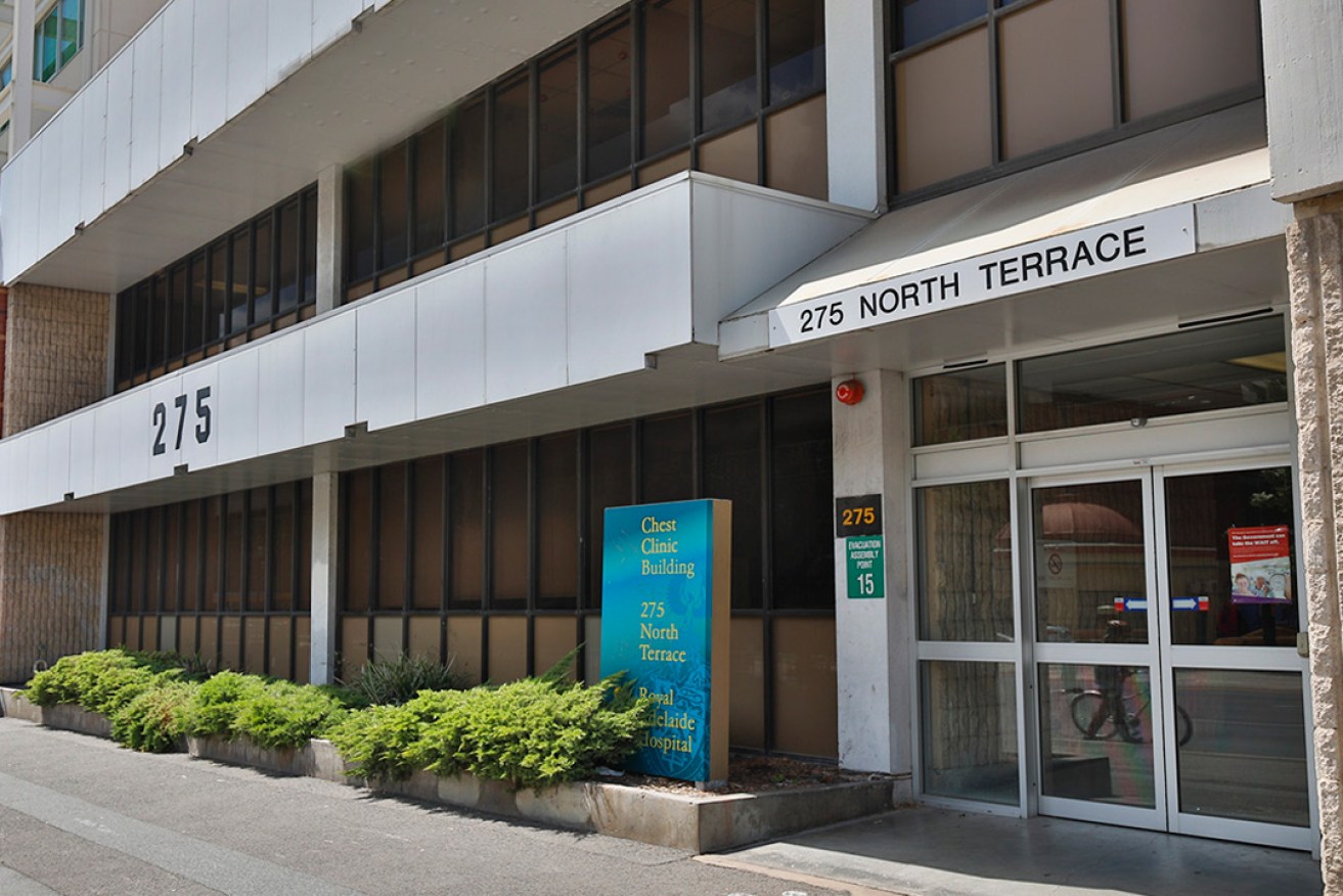 The clinic operates out of a non-descript building on North Terrace. Photo: InDaily / Tony Lewis