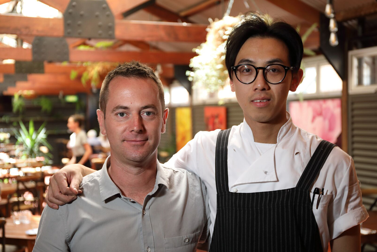 The British Hotel owner Guy Vandepeer and head chef Chester Cheung. Photo: Tony Lewis