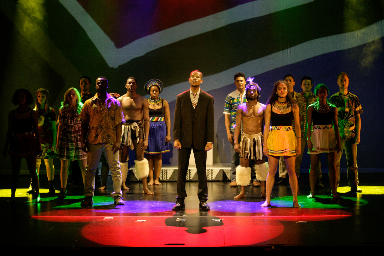 Perci Moeketsi stars as Nelson Mandela in Madiba the Musical.