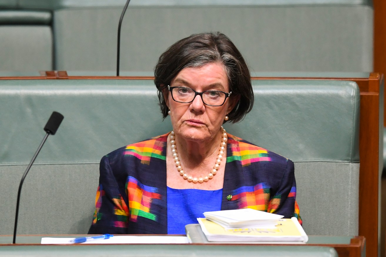 Crossbench MP Cathy McGowan won't recontest her Victorian seat. Photo: AAP/Lukas Coch