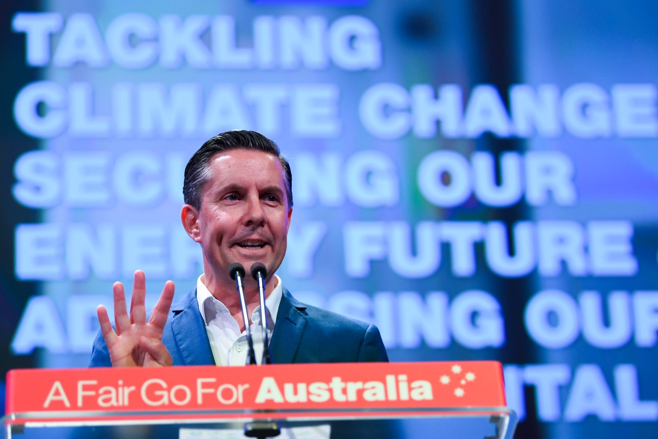 Federal Labor's energy spokesman, South Australian Mark Butler, is promising to make Queensland the centre of Australia's hydrogen industry. Photo AAP/Lukas Coch