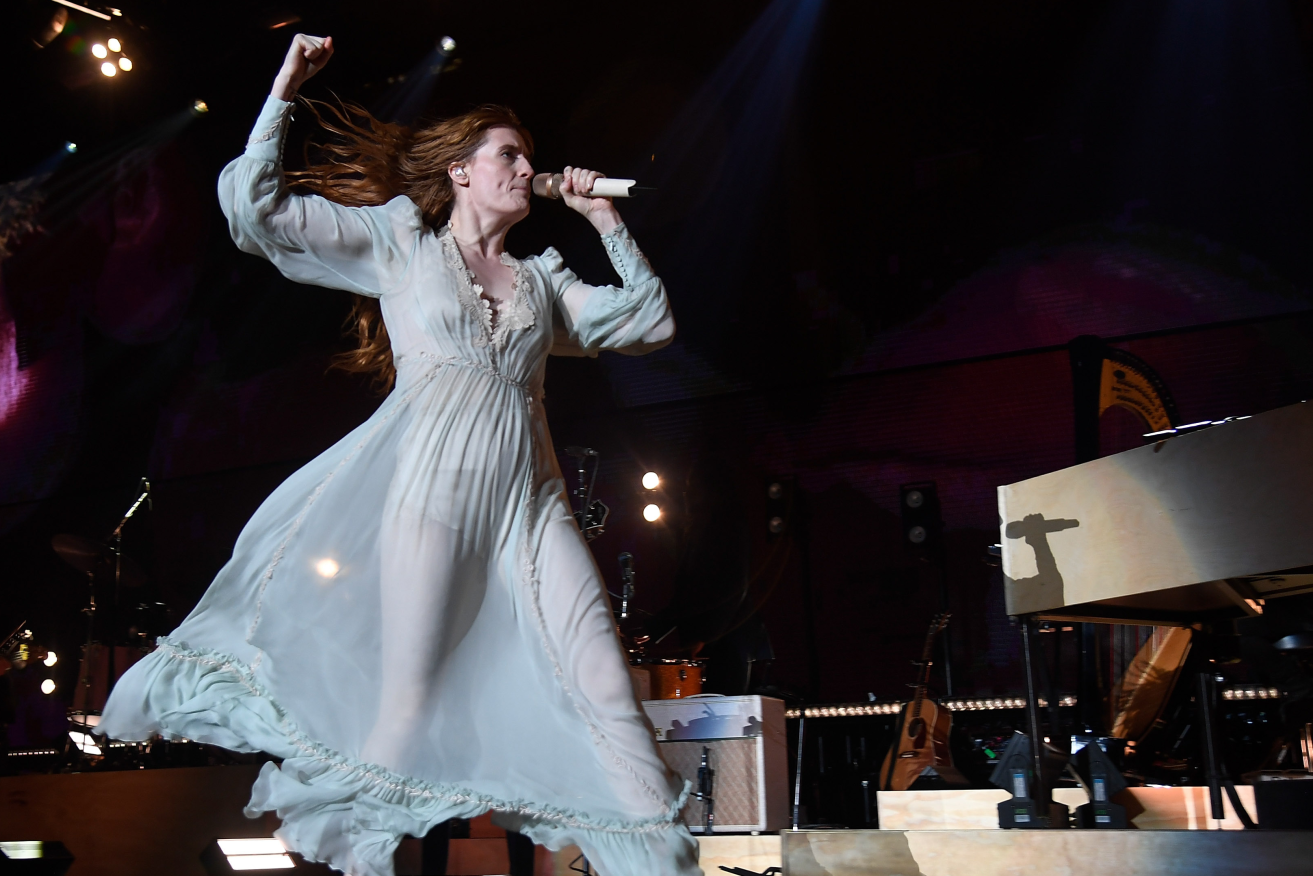 Florence + The Machine performed at Botanic Park last night. Photo: imageSPACE