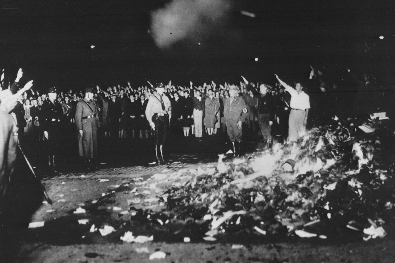 Thousands of books were burned under the Nazi regime. Photo: Georg Pahl / Wikimedia Commons