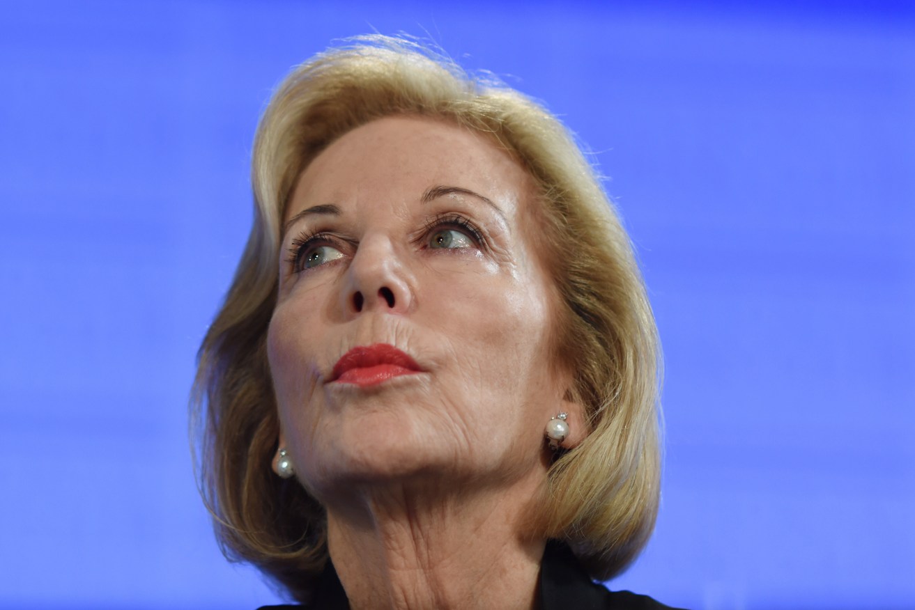 Ita Buttrose has been named as new ABC chair by prime minister Scott Morrison. Photo: AAP/Lukas Coch 