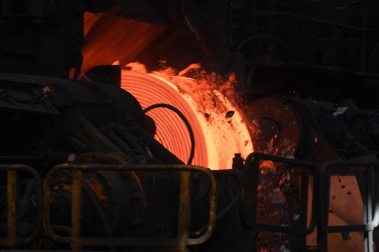 BlueScope Steel's Port Kembla Steelworks. Photo: AAP / Dean Lewins