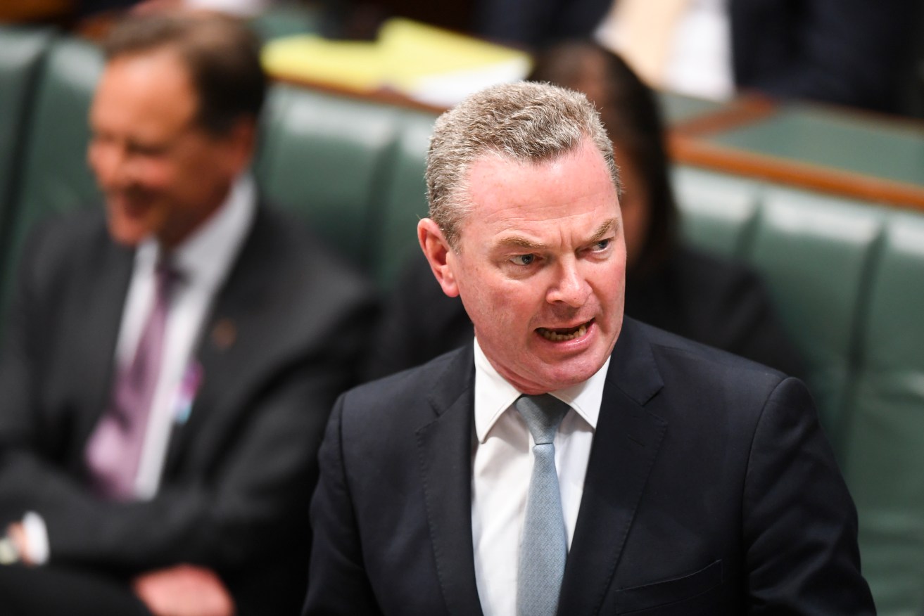 Christopher Pyne is dismayed at the state of Australian political culture. Photo: AAP/Lukas Coch