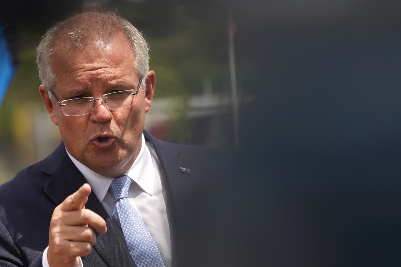 Prime Minister Scott Morrison's government continues to trail Labor in the polls. Photo: AAP/Stefan Postles