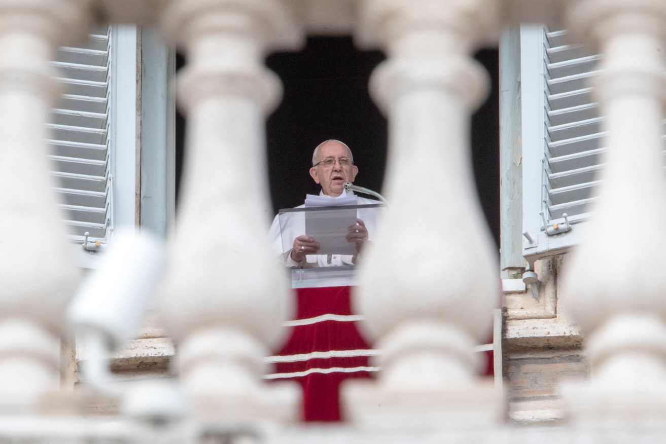 Pope Francis at the Vatican. Photo: AP/Andrew Medichini