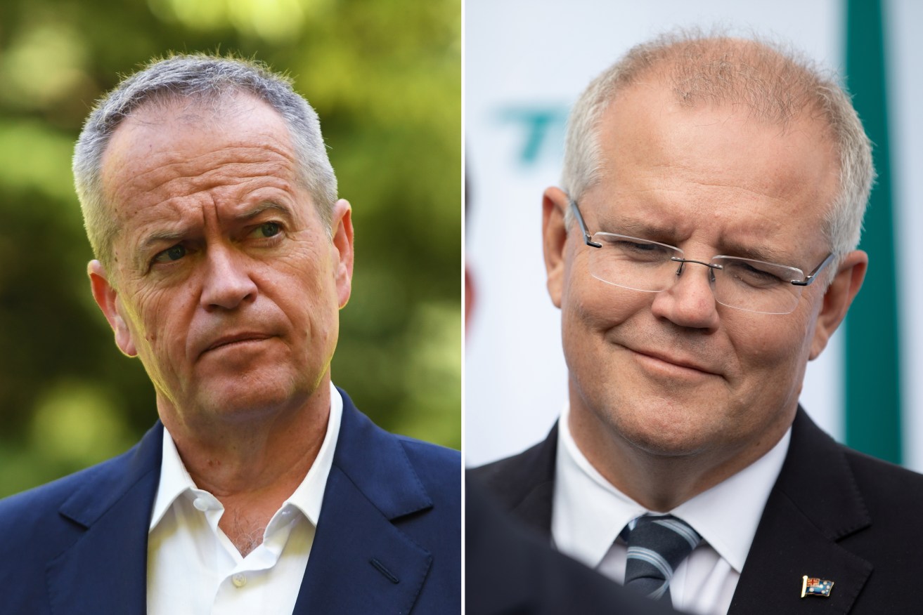 Labor continues to lead  the coalition in the latest newspoll, but disapproval rates for both leaders increased. (AAP Image/James Ross)