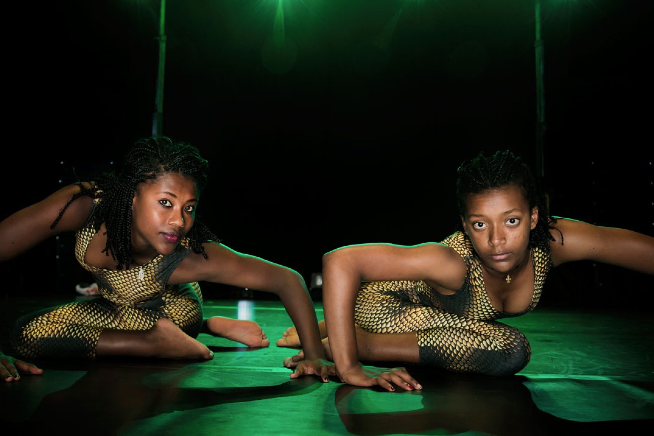 Circus Abyssinia's contortionists. Photo: Andrey Petrov