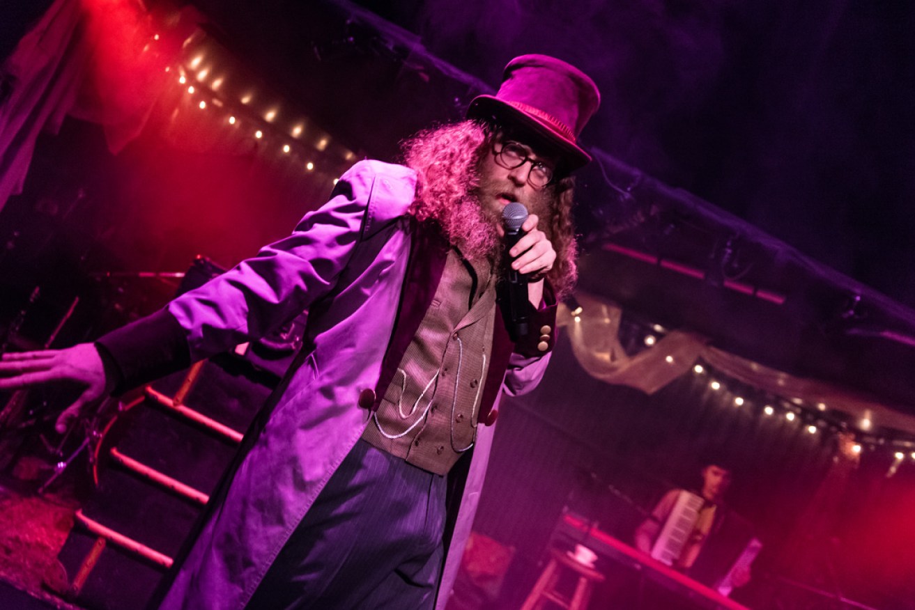 Performer Ben Caplan in Old Stock: A Refugee Love Story. Photo: Stoo Metz Photography