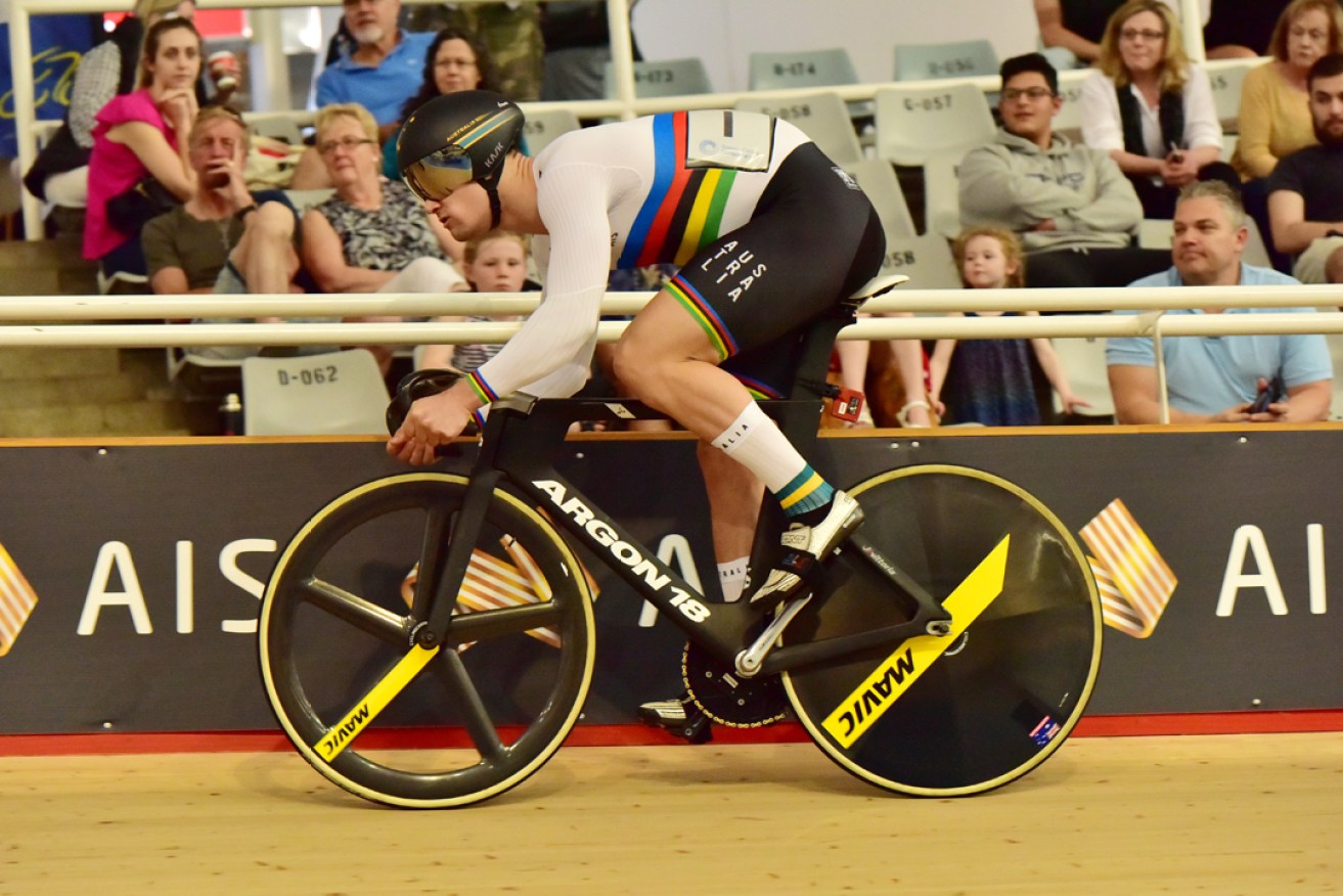 Adelaide veteran Matthew Glaetzer will be among the crowd favourites when he takes to the track at the Birmingham Commonwealth Games. Photo: Richard Morton.