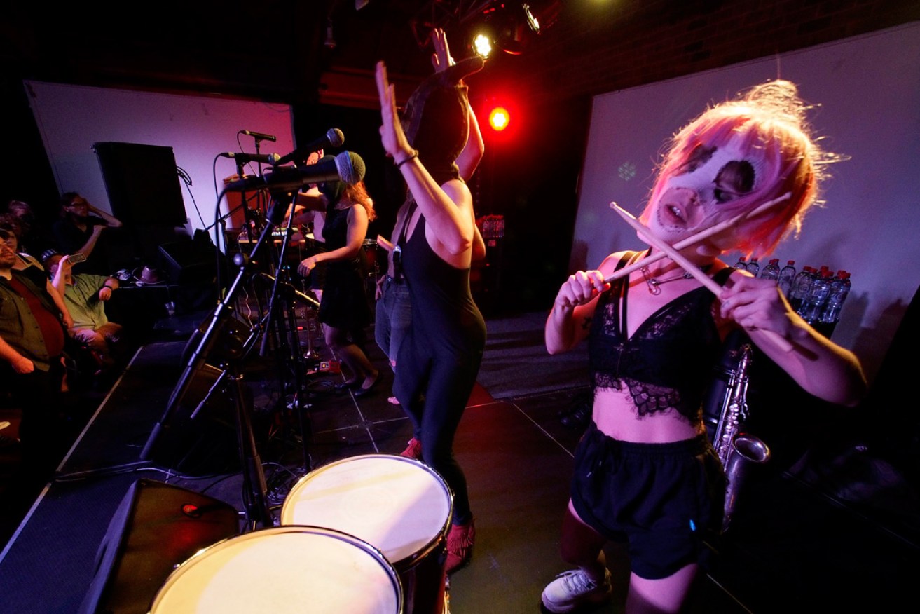 Pussy Riot at RCC Fringe: 'A pounding jazz-punk explosion'. Photo: Tony Kearney